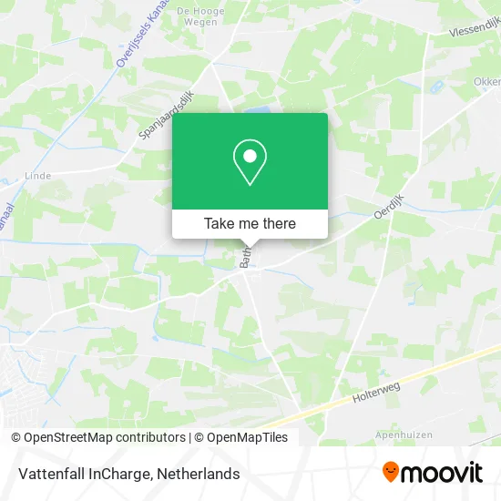 Vattenfall InCharge map