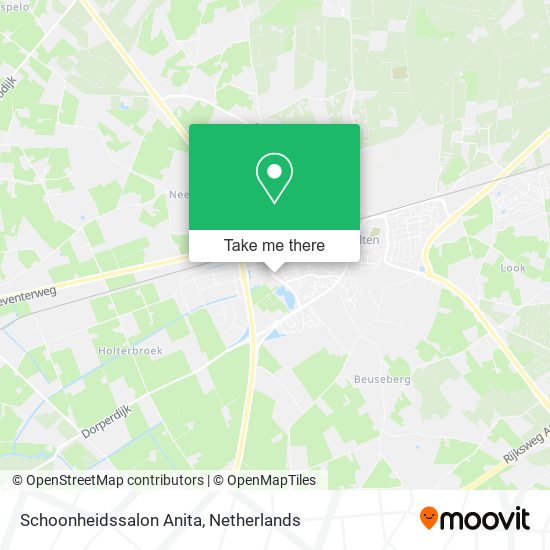Schoonheidssalon Anita map