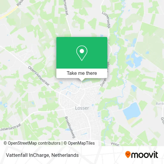 Vattenfall InCharge map
