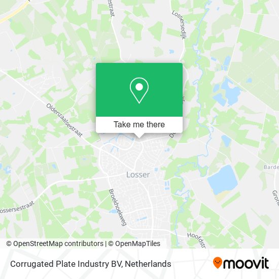 Corrugated Plate Industry BV map