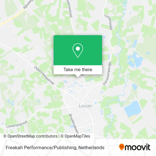 Freakah Performance/Publishing map