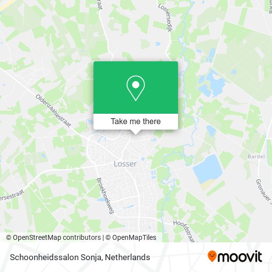Schoonheidssalon Sonja map