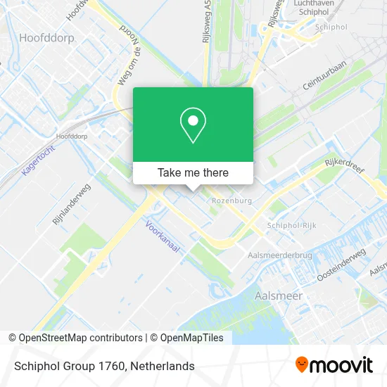 Schiphol Group 1760 map