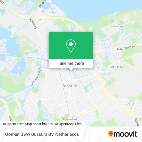 Oomen Gww Bussum BV map