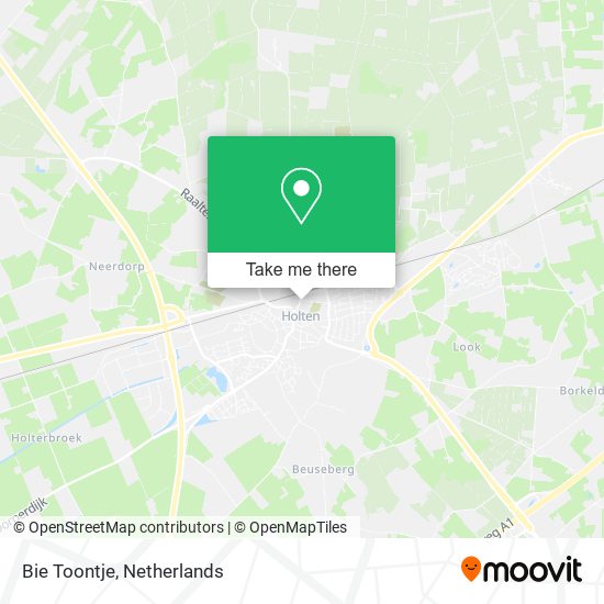 Bie Toontje map