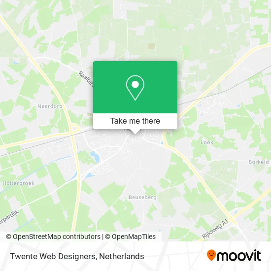 Twente Web Designers map