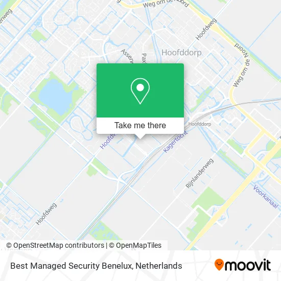 Best Managed Security Benelux Karte