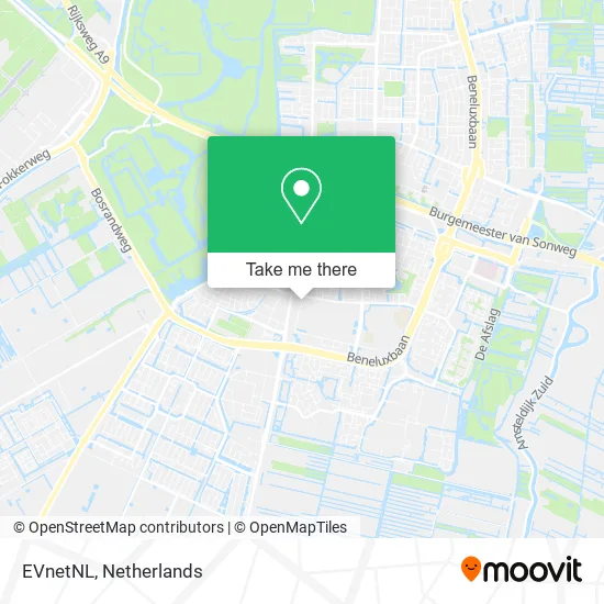 EVnetNL map