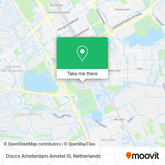 Doccs Amsterdam Amstel III map
