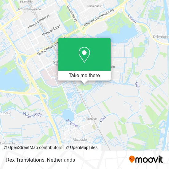 Rex Translations map