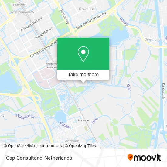 Cap Consultanc map