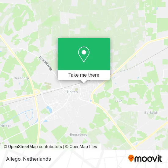 Allego map