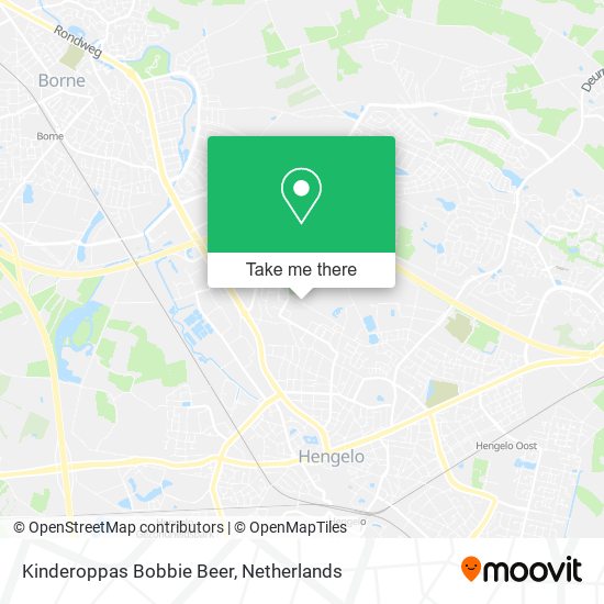 Kinderoppas Bobbie Beer map