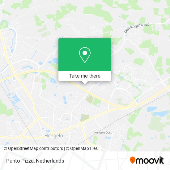 Punto Pizza map