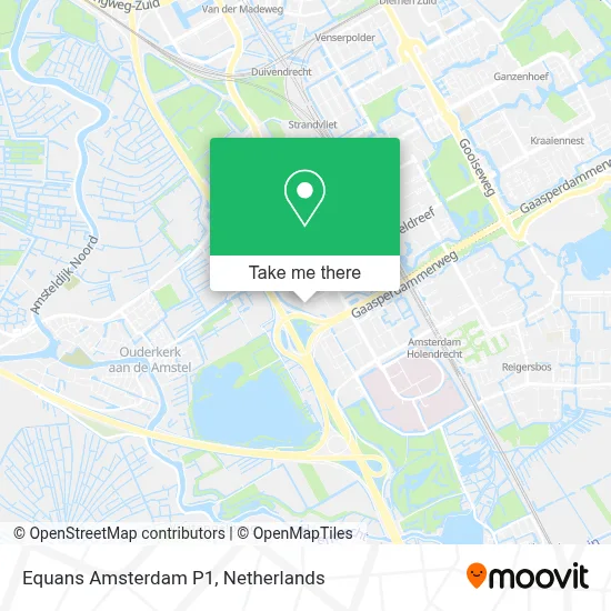 Equans Amsterdam P1 map