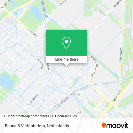 Beone B.V. Hoofddorp map
