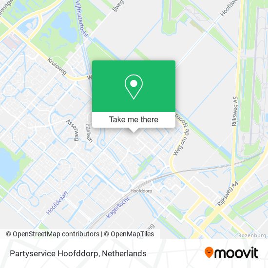 Partyservice Hoofddorp map