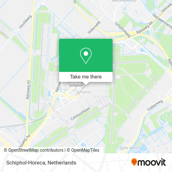 Schiphol-Horeca map