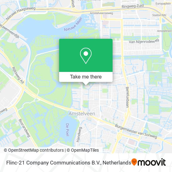 Flinc-21 Company Communications B.V. map