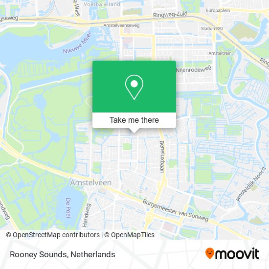 Rooney Sounds map