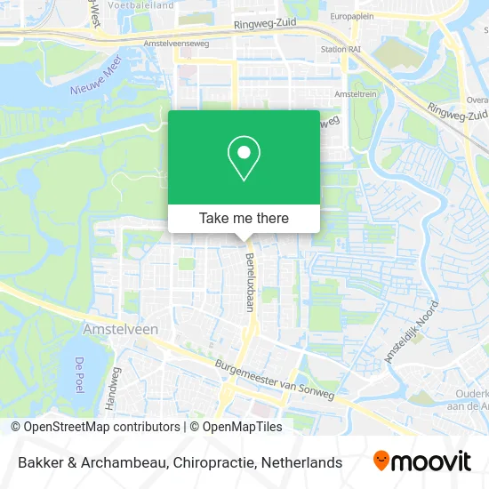 Bakker & Archambeau, Chiropractie map