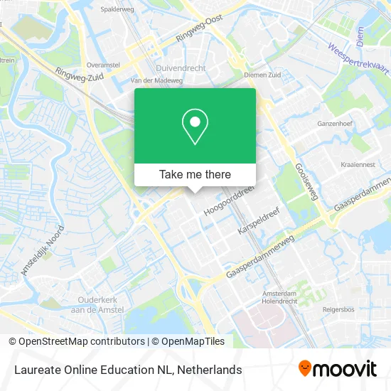 Laureate Online Education NL Karte