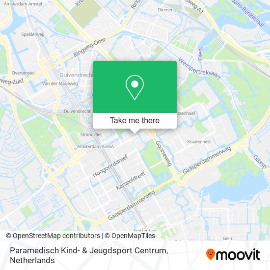 Paramedisch Kind- & Jeugdsport Centrum map