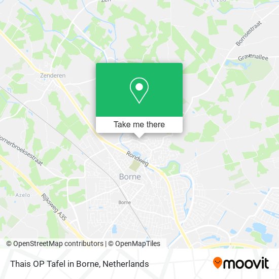 Thais OP Tafel in Borne map