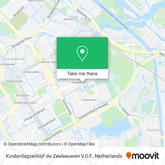 Kinderdagverblijf de Zeeleeuwen V.O.F. Karte