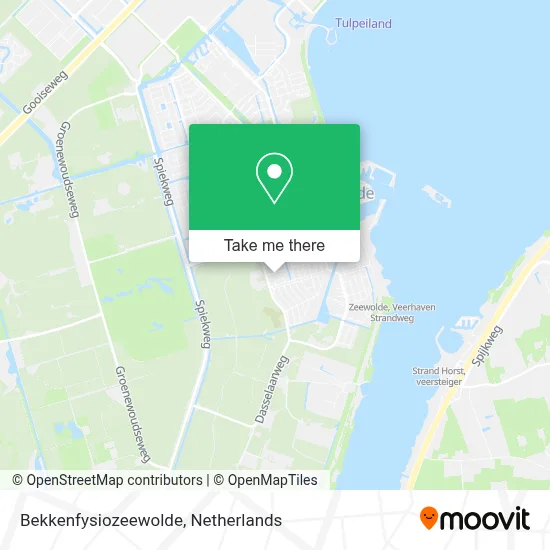 Bekkenfysiozeewolde map