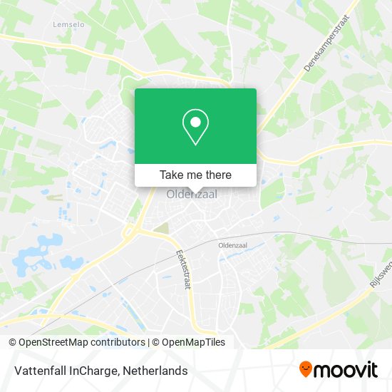 Vattenfall InCharge map