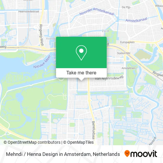 Mehndi / Henna Design in Amsterdam map