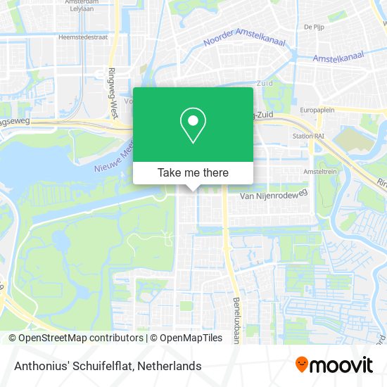 Anthonius' Schuifelflat map
