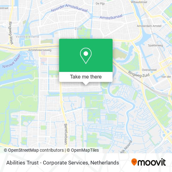 Abilities Trust - Corporate Services map