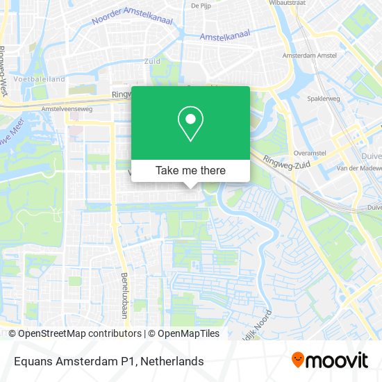 Equans Amsterdam P1 map