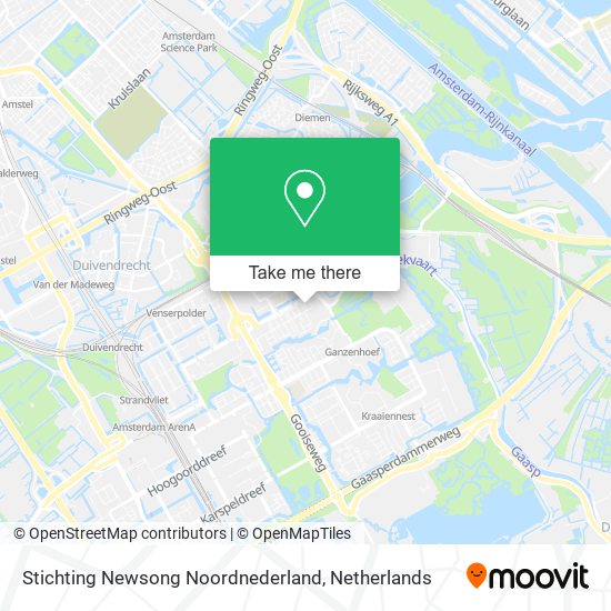 Stichting Newsong Noordnederland map