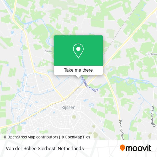 Van der Schee Sierbest map