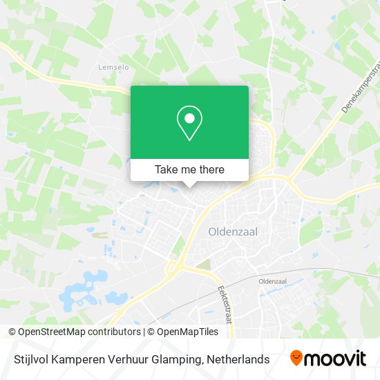Stijlvol Kamperen Verhuur Glamping map