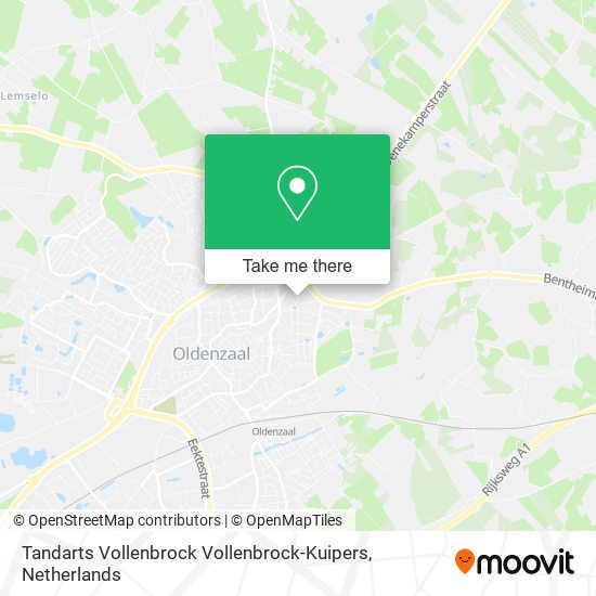 Tandarts Vollenbrock Vollenbrock-Kuipers map