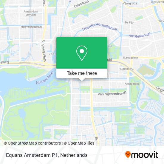 Equans Amsterdam P1 map