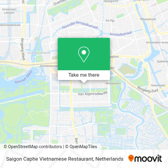 Saigon Caphe Vietnamese Restaurant map