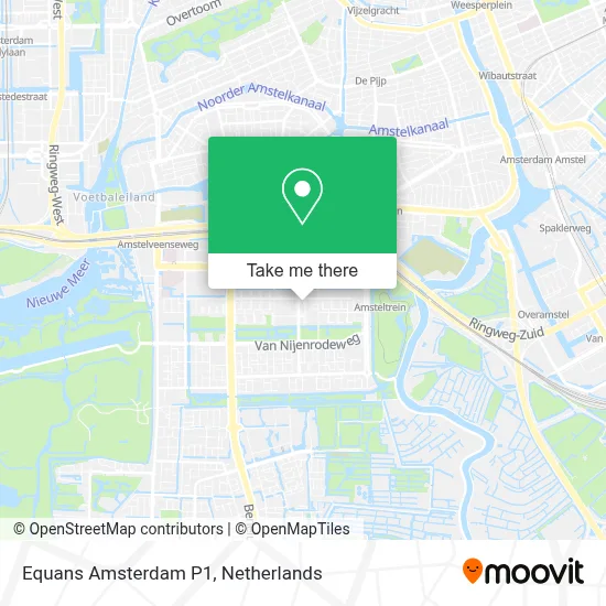 Equans Amsterdam P1 map