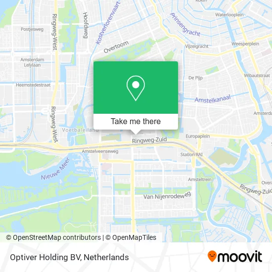 Optiver Holding BV map