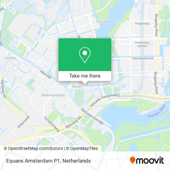 Equans Amsterdam P1 map