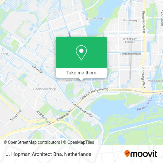 J. Hopman Architect Bna map