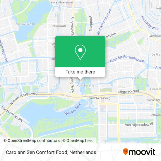 Carolann Sen Comfort Food map