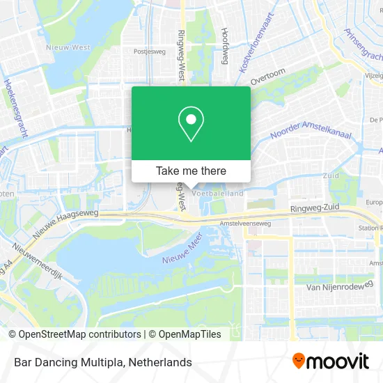 Bar Dancing Multipla map