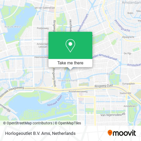 Horlogeoutlet B.V. Ams map