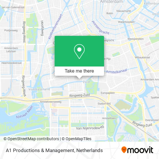 A1 Productions & Management map