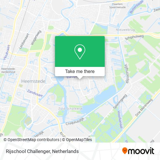 Rijschool Challenger map
